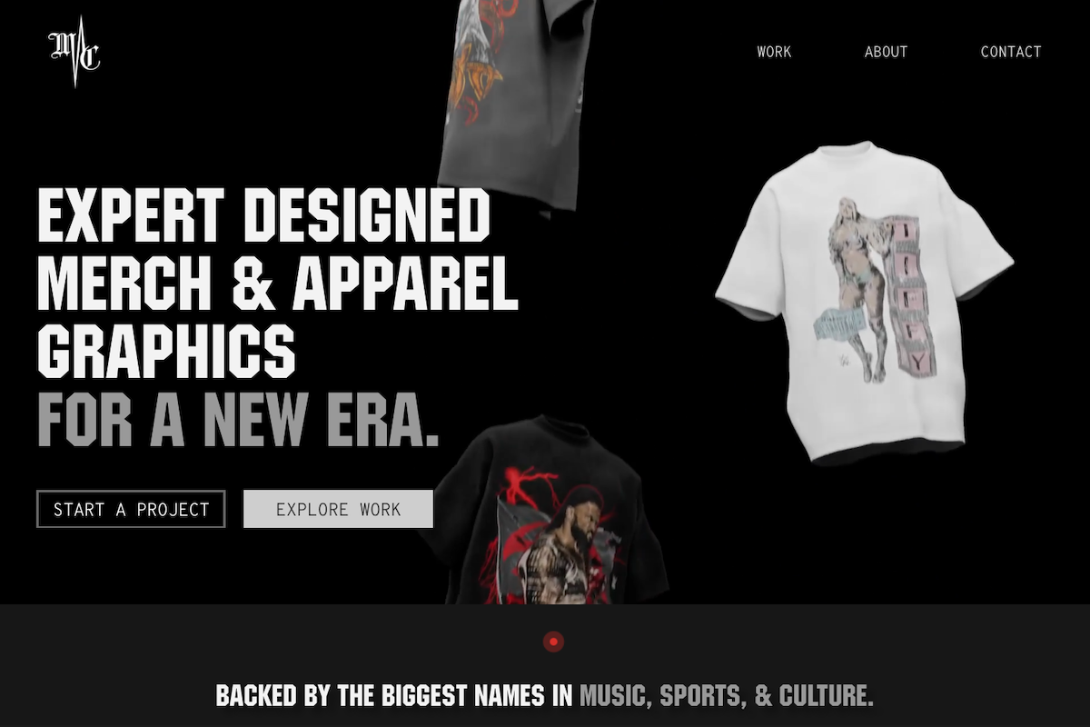 Matthew Crestani Graphics screenshot