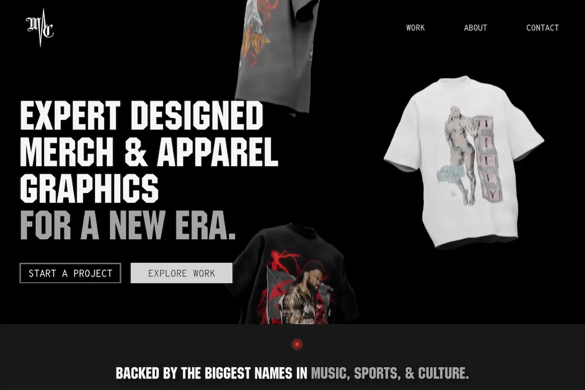 Matthew Crestani Graphics screenshot