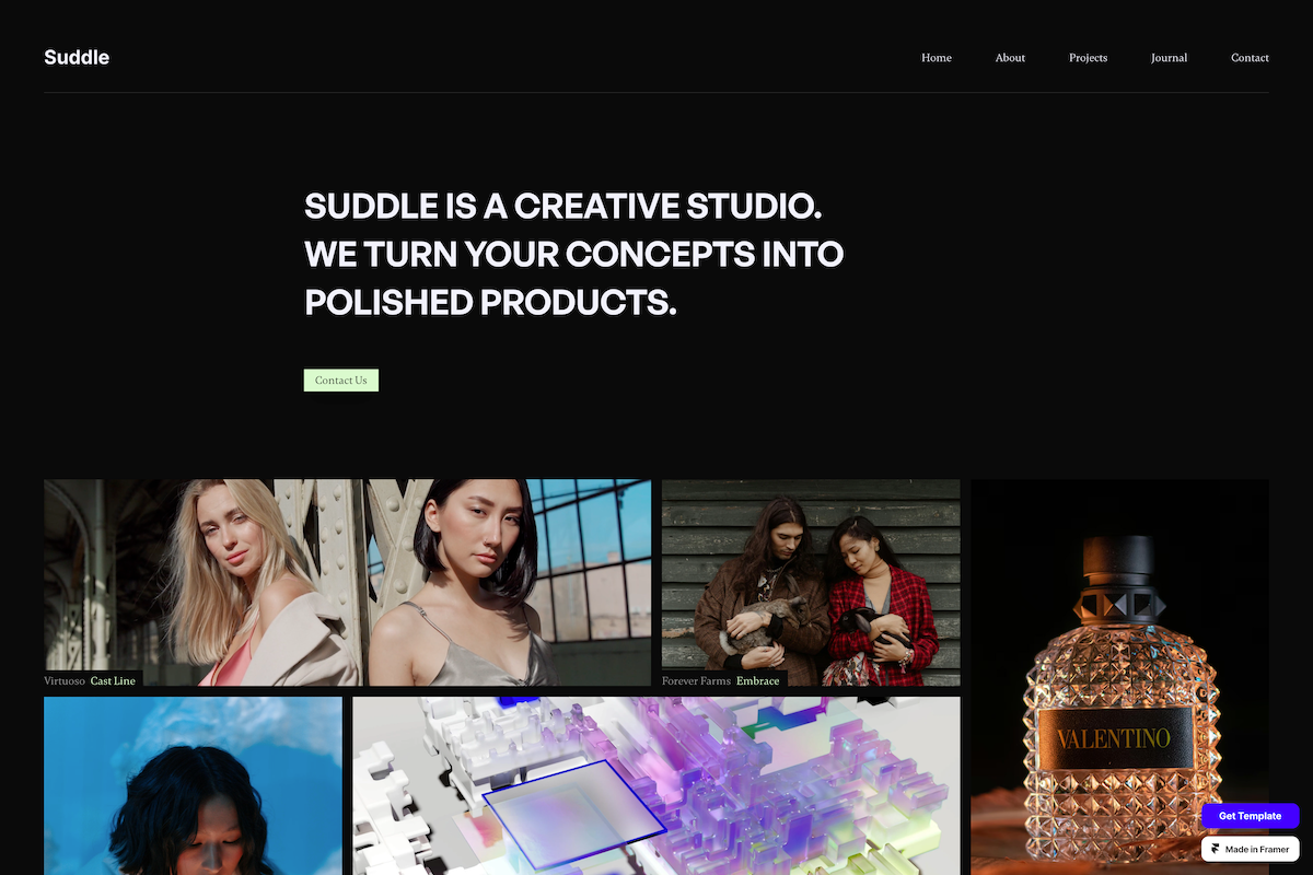 Suddle Template screenshot